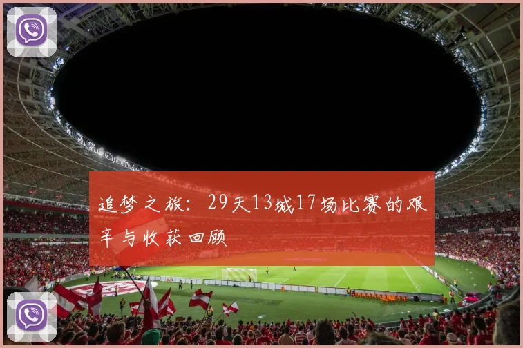 追梦之旅：29天13城17场比赛的艰辛与收获回顾
